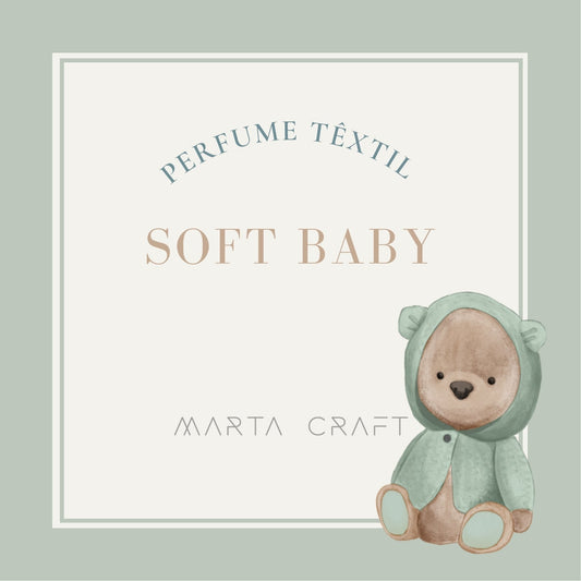 Perfume Têxtil  - Soft Baby - Amostra 5 mL