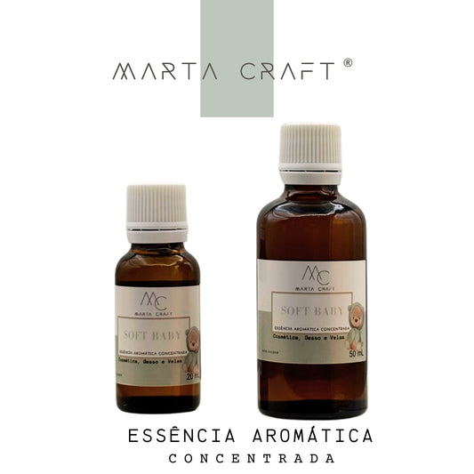 Essência aromática concentrada para Velas e Sabonetes e Gesso - Soft Baby