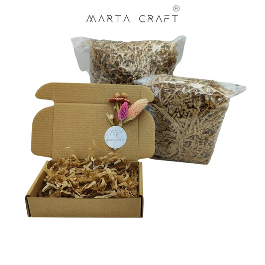 Farripas de papel cor craft - saco 50 g | 100 g