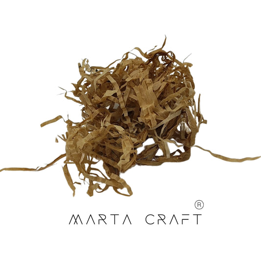 Farripas de papel cor craft - saco 50 g | 100 g