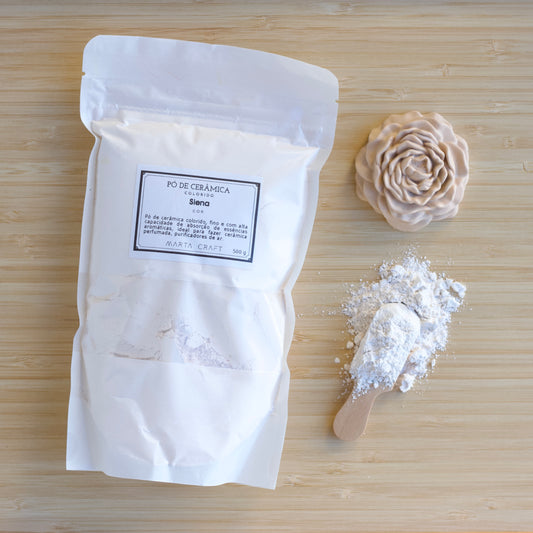 Pó Cerâmico Colorido  - COR-  Siena  - 500g /2.5 kg - MARTA CRAFT