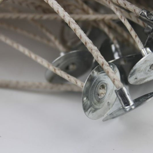 RV Pavio - Mechas de Algodão Encerado e Celulose 12cm - pack de 10 unidades