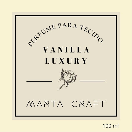 Perfume Têxtil - Vanilla Luxury - Amostra 5 mL