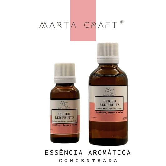 Essência aromática concentrada  para Velas e Sabonetes e Gesso - SPICED RED FRUITS