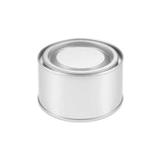 Lata de Metal Redonda Baixa Vazia  com tampa de pressão - 180 ml / 300 ml / 600 ml