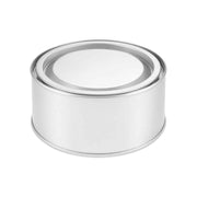 Lata de Metal Redonda Baixa Vazia  com tampa de pressão - 180 ml / 300 ml / 600 ml