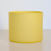 | Pote de Vidro Boca Larga 100*80mm Amarelo