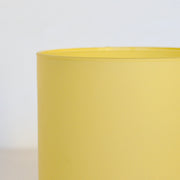 | Pote de Vidro Boca Larga 100*80mm Amarelo