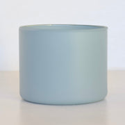 | Pote de Vidro Boca Larga 100*80mm Azul