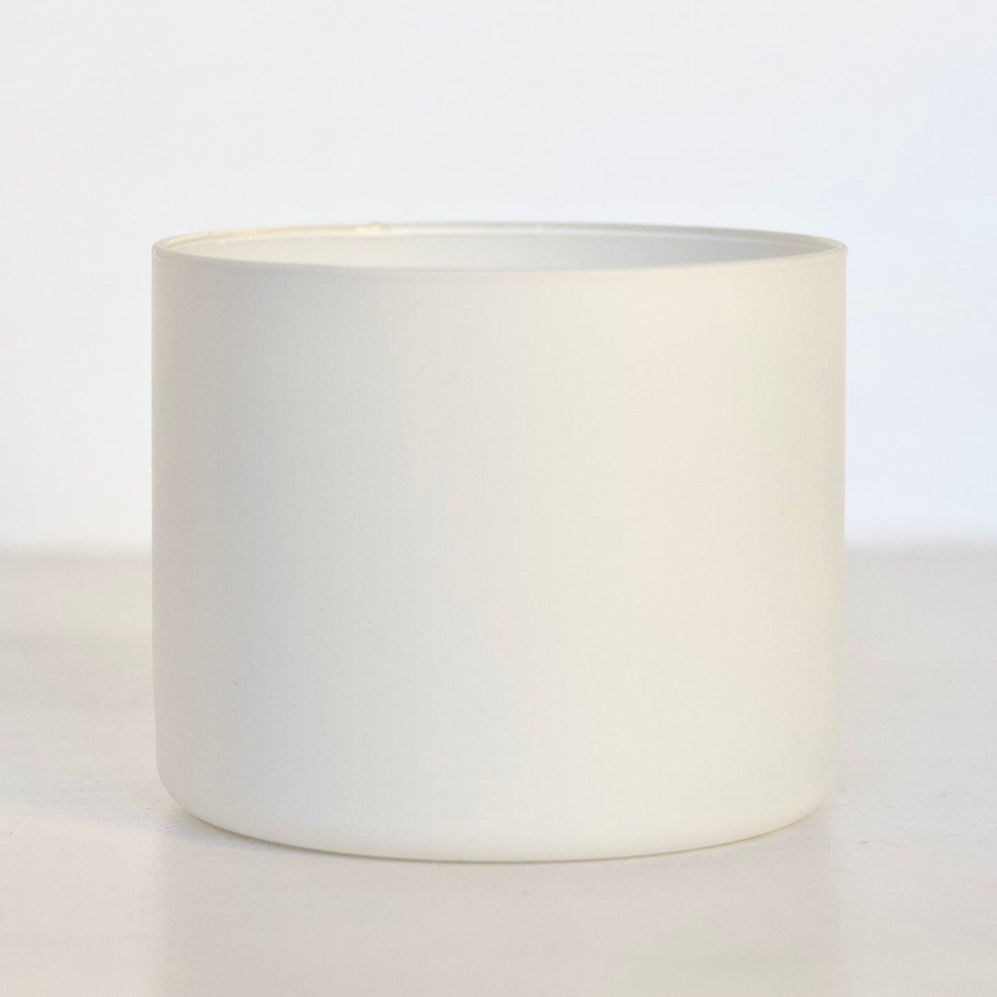 | Pote de Vidro Boca Larga 100*80mm Branco