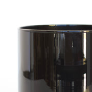 | Pote de Vidro Boca Larga 100*80mm Preto
