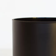 | Pote de Vidro Boca Larga 100*80mm Preto