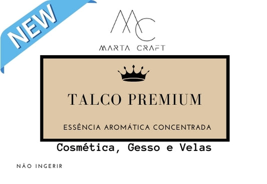 RV Essência aromática concentrada  para Velas e Sabonetes e Gesso - TALCO PREMIUM