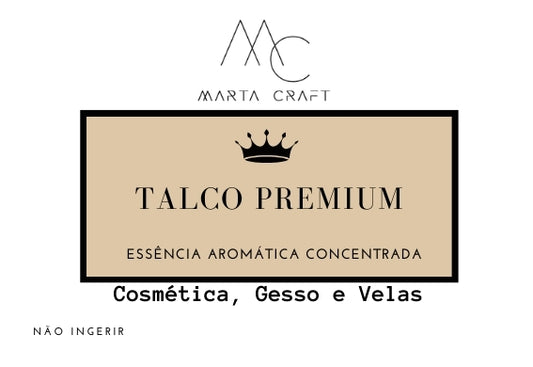 Essência aromática concentrada  para Velas e Sabonetes e Gesso - TALCO PREMIUM