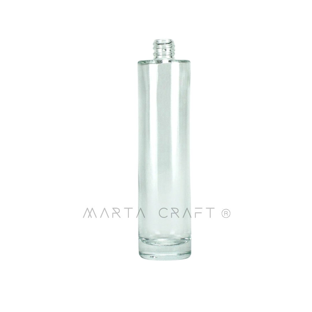 Frasco Vidro Transparente Perfume 30mL/ 100mL - Redondo
