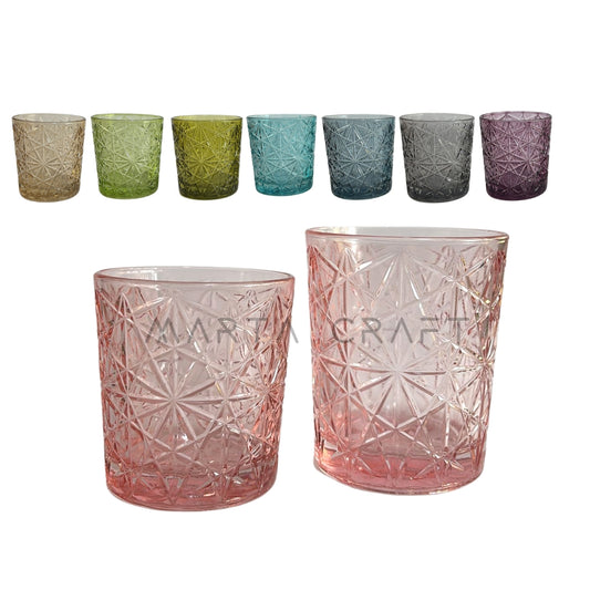 Copo de vidro colorido Translucido  Bormioli - 275 ml/370ml- várias cores