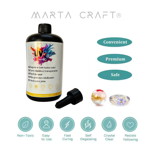 RV Resina UV HARD - 10/50/100/200 gr