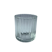 Copo Vidro Transparente Listado - 200 ml