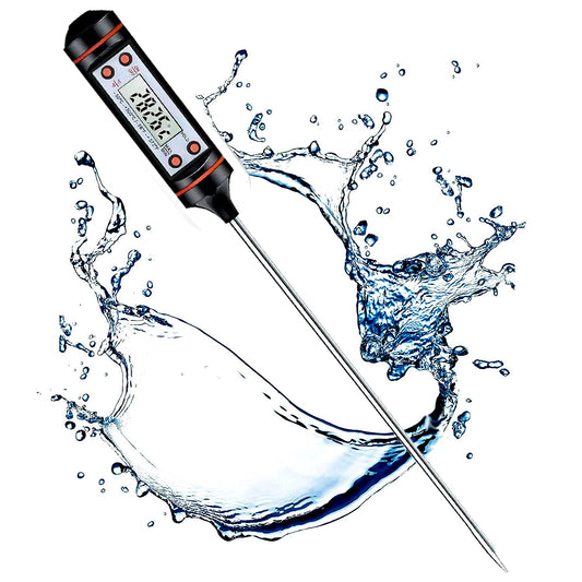 Termômetro digital com sonda, fabricação de velas