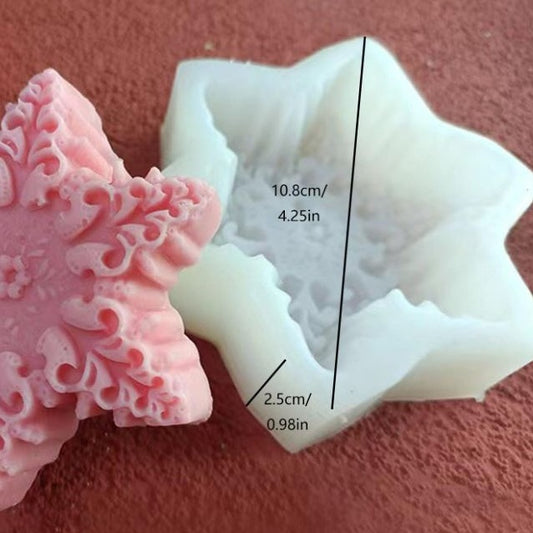 NA069MS - Molde Floco de Neve nº 1- Natal