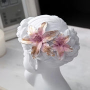 V033MS-  Molde Silicone Vela Menina c/ Flor no Cabelo