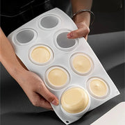 V034MS-  Molde Silicone Forma Redonda de Mousse