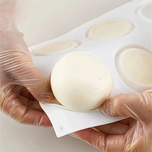 V034MS-  Molde Silicone Forma Redonda de Mousse