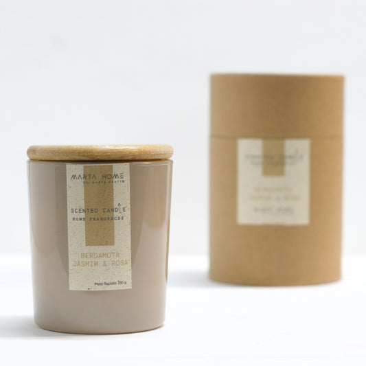 Scented Candle | Bergamota Jasmim & Rosa