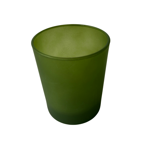 Copo Vidro Verde Escuro Fosco - 180 ml