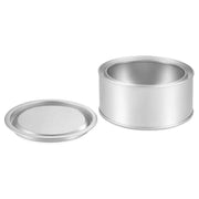 Lata de Metal Redonda Baixa Vazia  com tampa de pressão - 180 ml / 300 ml / 600 ml