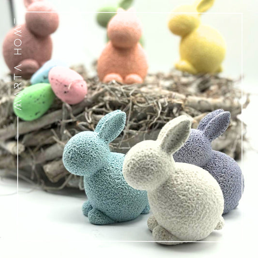 RV COELHO TEXTURIZADO BAIXO- CERÂMICA PERFUMADA - MARTA HOME