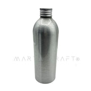 Frasco Garrafa Alumínio 500 mL C/ Tampa Alumínio Boca 28
