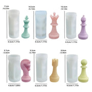 D106MS -  Conjunto de 6 peças de xadrez em silicone