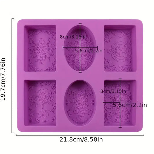 FC055MS -Molde de 6 Cavidades Sabonete