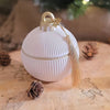 NA082MS - Molde de Silicone para Pote de Armazenamento Redondo Listrado de Natal
