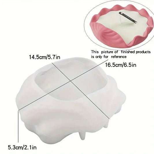 BP035MS - Moldes de Silicone para Suporte de Vela de Concha