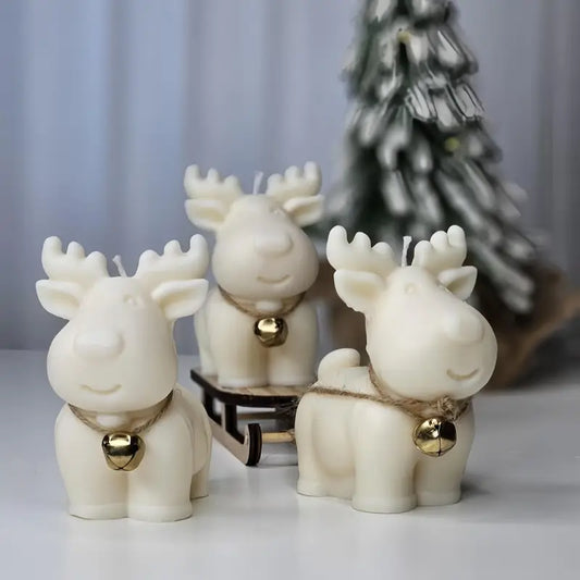 NA076MS -Forma de Silicone Epoxi  - Alce 3D