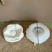 F024MS - Molde de Silicone Flor de Papoula