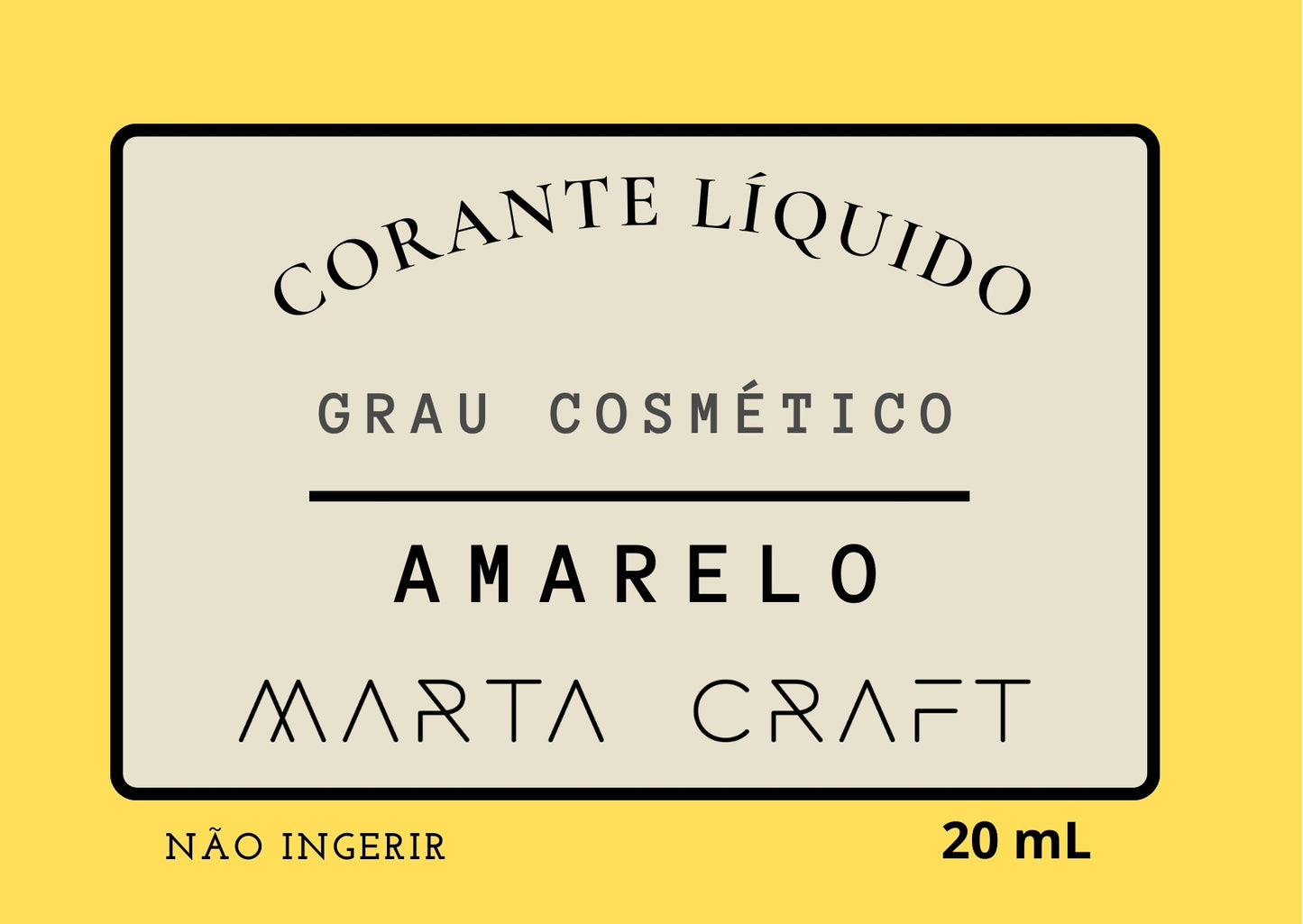 CORANTE LIQUIDO CONCENTRADO| GRAU COSMÉTICO | 20 mL