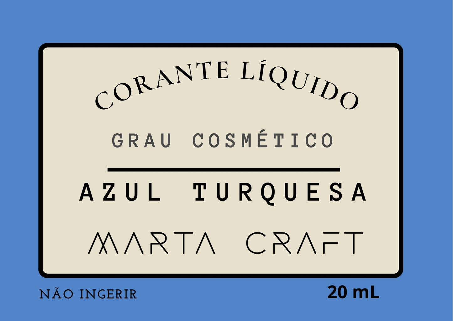 CORANTE LIQUIDO CONCENTRADO| GRAU COSMÉTICO | 20 mL