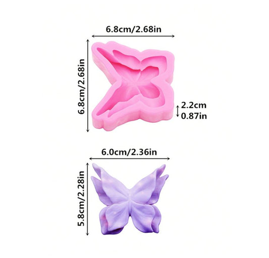 AN007MS- Molde de Silicone Borboleta