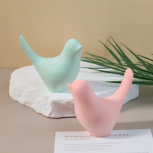 AN008MS- Molde de Silicone Epoxi - Pássaro