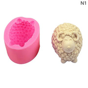 AN051MS - Molde Silicone  Animal Ovelha 3D Carneiro