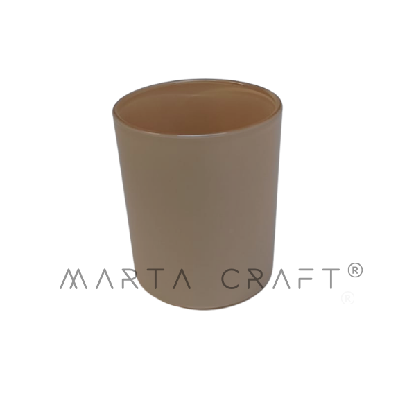 | Copo de Vidro CIL Bege Brilhante/ Mate Fosco - 220 mL