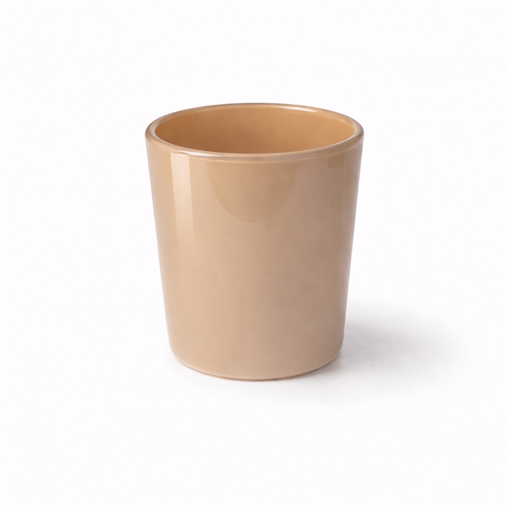 Copo de Vidro CIL  Bege  Brilhante vs Mate Fosco – 220 mL