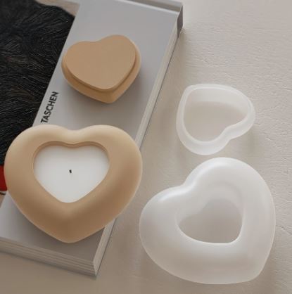 BP060MS - Molde EPoxi Caixa de armazenamento Coração