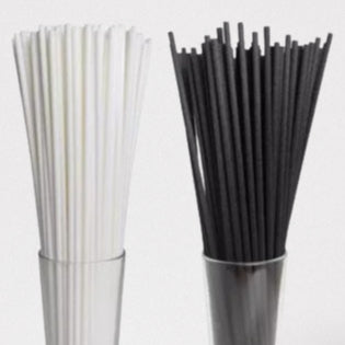 Varetas rattan  10 unidades 300*3 mm  Pretol/Branco