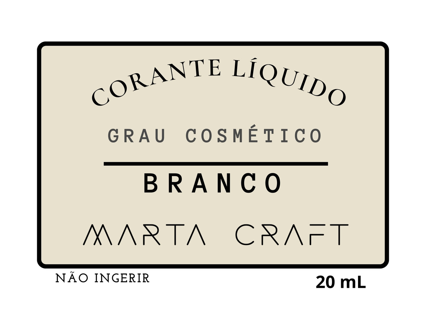 CORANTE LIQUIDO CONCENTRADO| GRAU COSMÉTICO | 20 mL