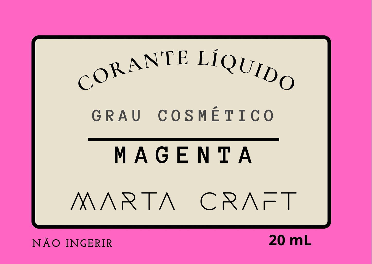 CORANTE LIQUIDO CONCENTRADO| GRAU COSMÉTICO | 20 mL