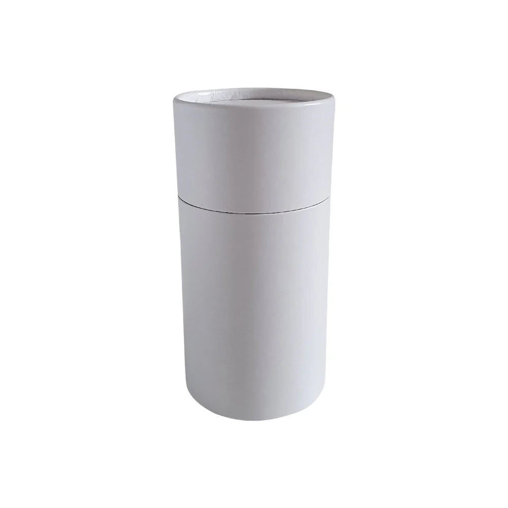 Embalagem tubo de papelão -  66*129 mm  (340 ml) - Preto/ Branco/Marrom Kraft (fosco)
